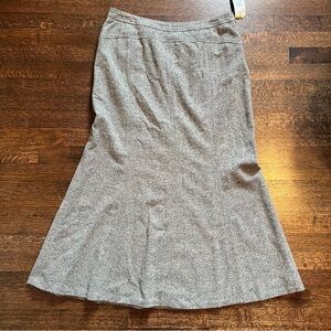 NWT Jones New York size 14 wool lined maxi skirt